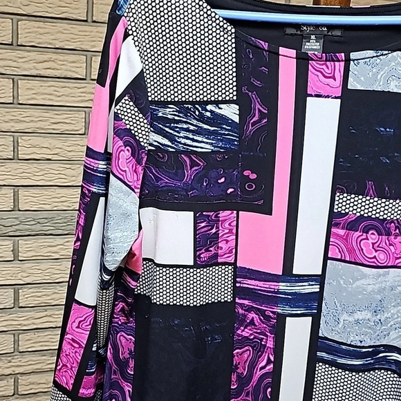 Style and Co Dress/Long Shirt Like New Sz XL - Picture 2 of 8